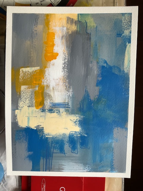 Learn with me how to make abstract art